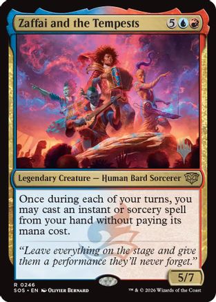 Zaffai and the Tempests (Promo Pack) (246) Foil - Secrets of Strixhaven