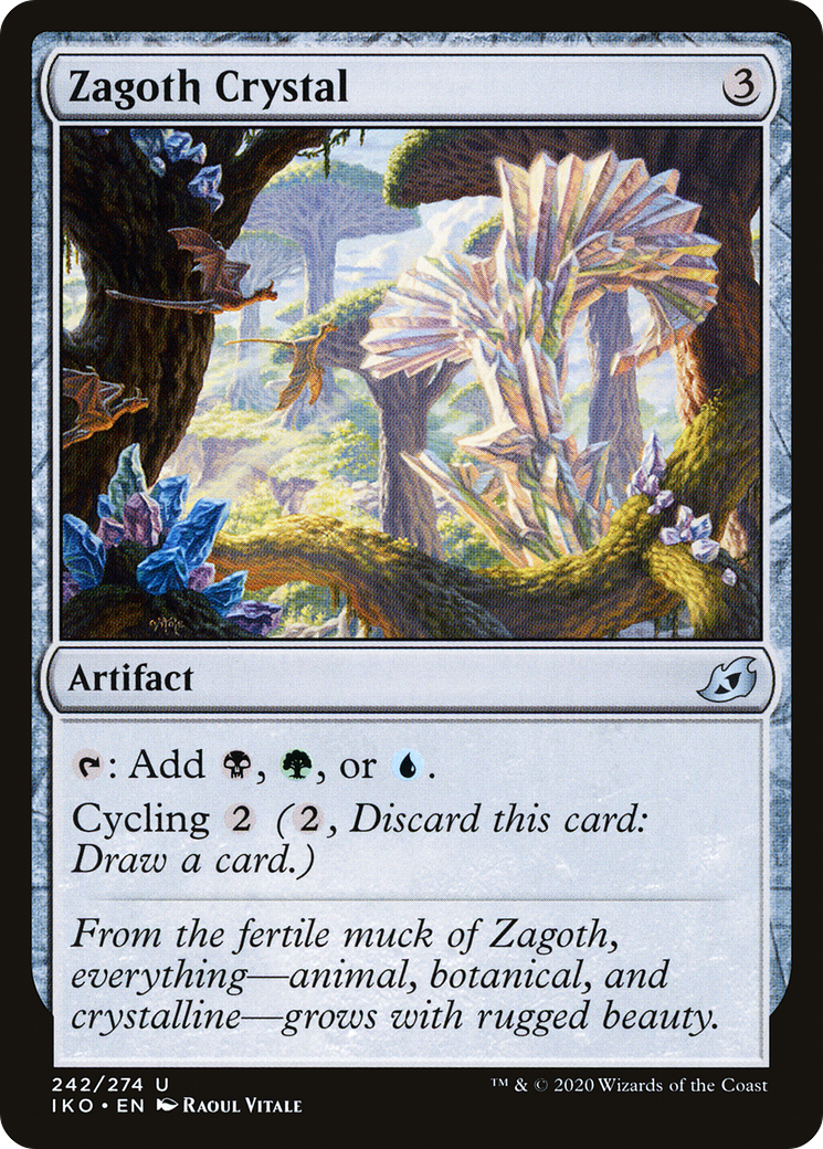 Zagoth Crystal (242) - Ikoria: Lair of Behemoths Foil