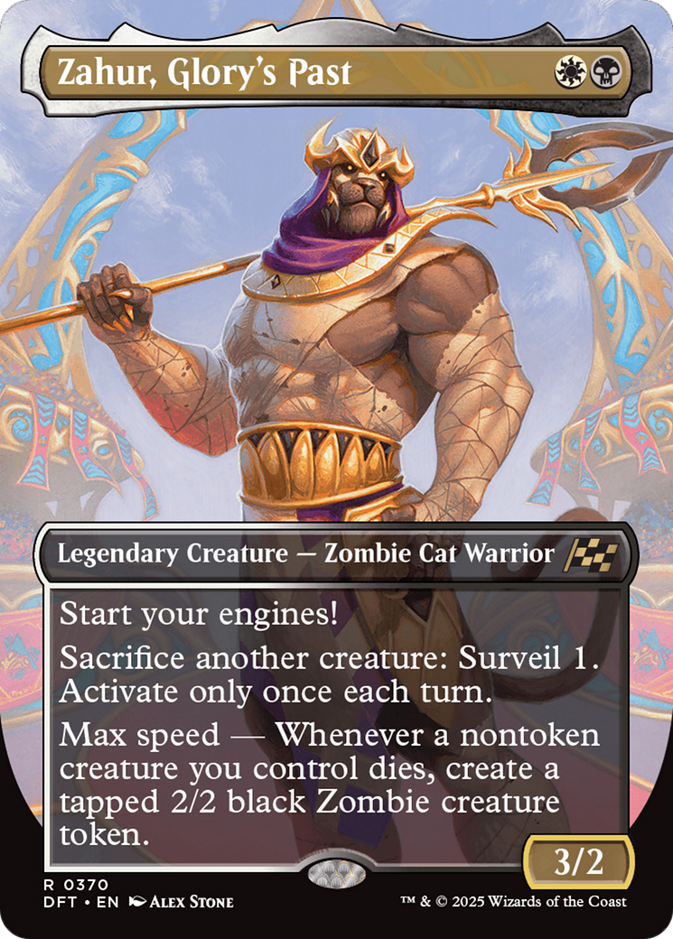 Zahur, Glory's Past (Borderless) (370) Foil - Aetherdrift