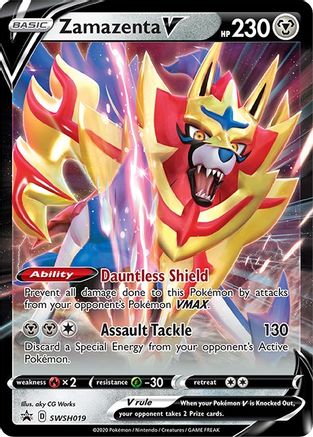 Zamazenta V (SWSH019) Holofoil - Black Star Promos