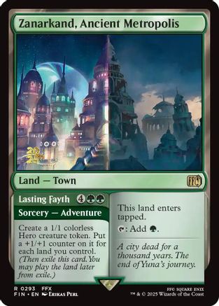 Zanarkand, Ancient Metropolis // Lasting Fayth (293) Foil - FINAL FANTASY