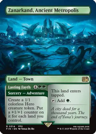 Zanarkand, Ancient Metropolis (Borderless) (314) Foil - FINAL FANTASY