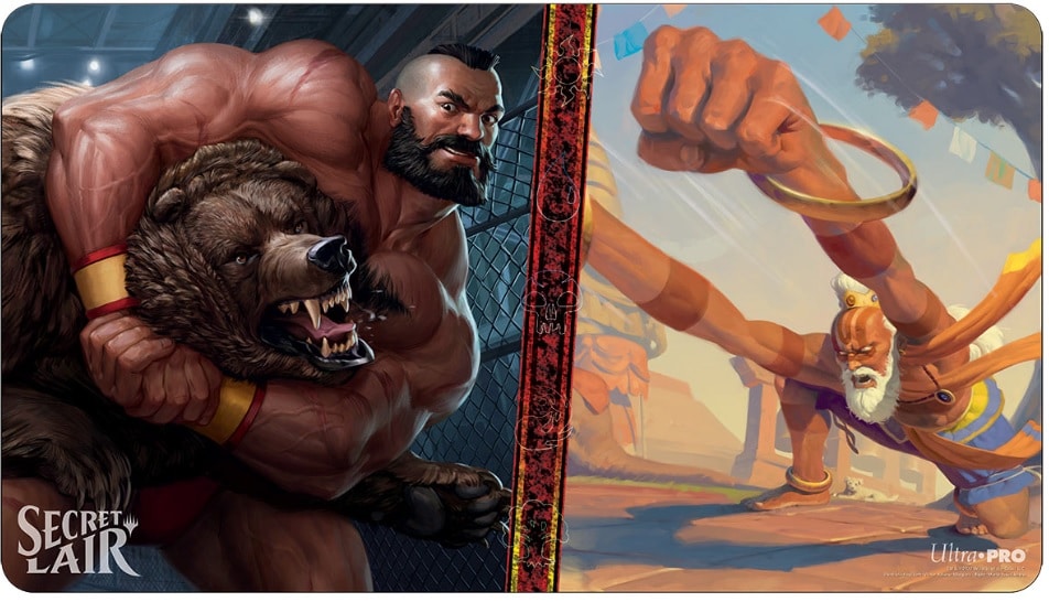 Secret Lair Drop Street Fighter Playmat Zangief & Dhalsim | Silver Goblin