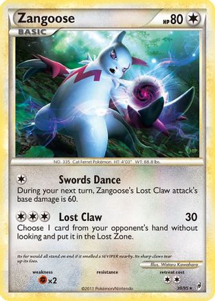 Zangoose (39) Reverse Holofoil - Call of Legends