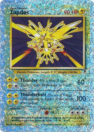 Zapdos (19) Reverse Holofoil - Legendary Collection