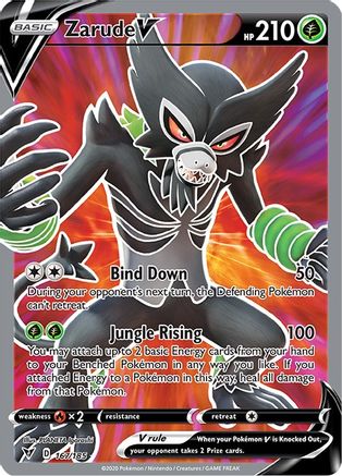 Zarude V (Full Art) (167) Holofoil - Vivid Voltage