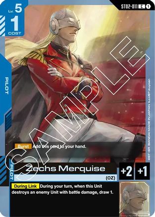 Zechs Merquise (ST02-011) - Starter Deck 02: Wings of Advance