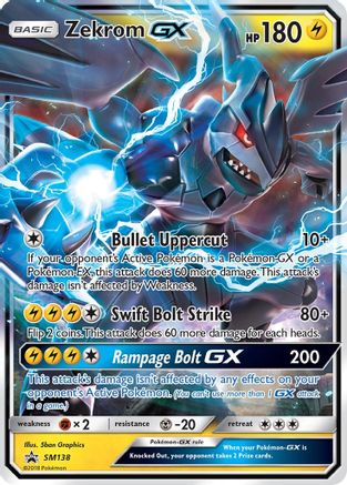 Zekrom GX (SM138) Holofoil - Black Star Promos