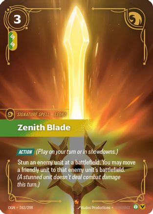 Zenith Blade (262) Foil - Origins