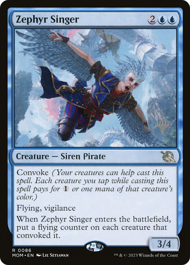Zephyr Singer (086) - March of the Machine Promos Foil