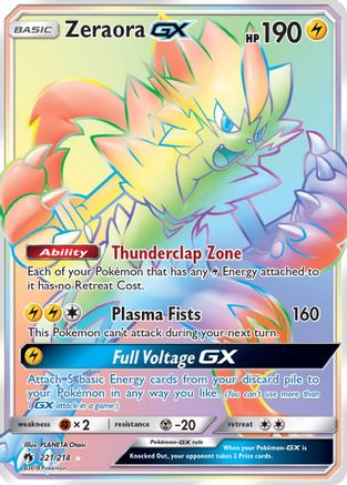 Zeraora GX (221) Holofoil - Lost Thunder
