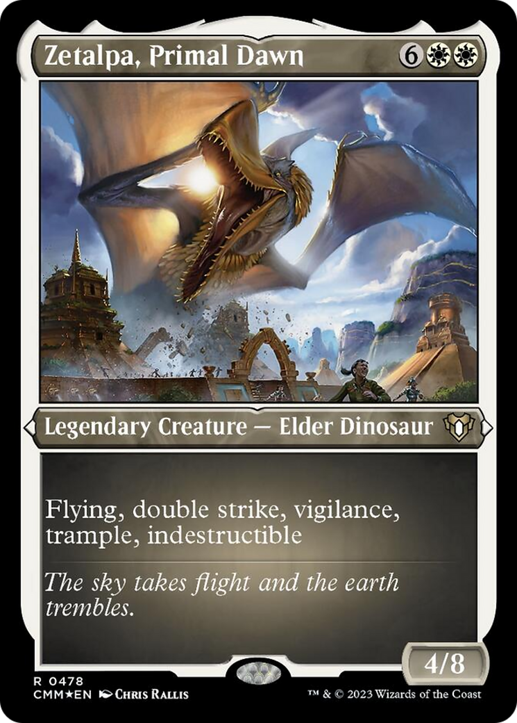 Zetalpa, Primal Dawn (478) Etched Foil - Commander Masters