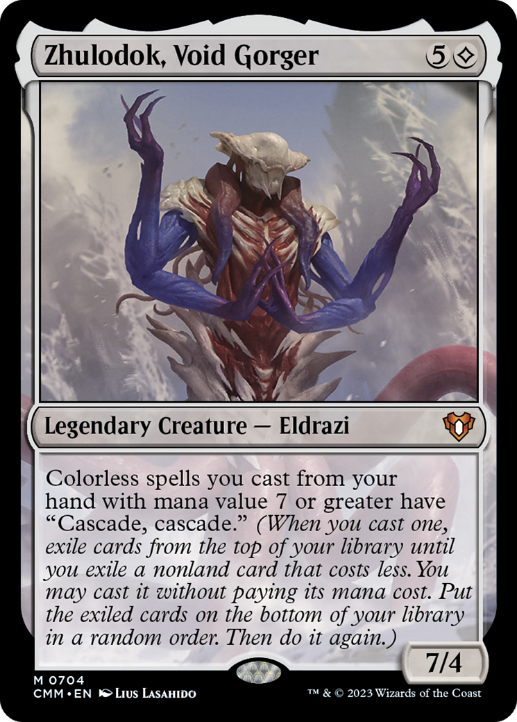 Zhulodok, Void Gorger (704) Foil - Commander Masters