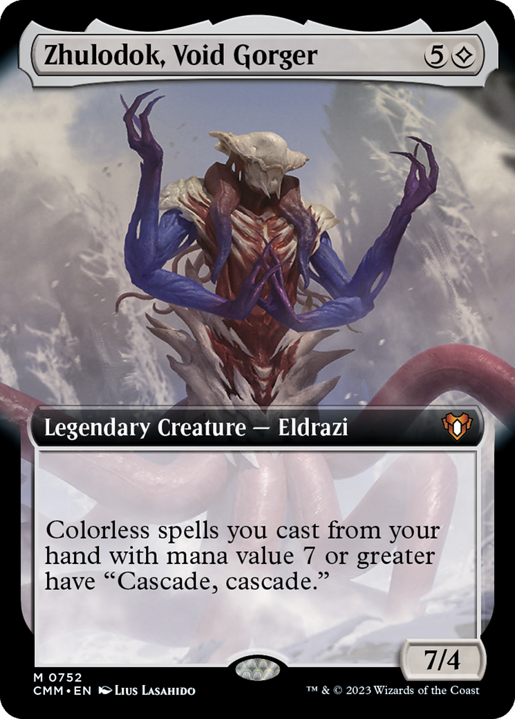Zhulodok, Void Gorger (Extended Art) (752) - Commander Masters