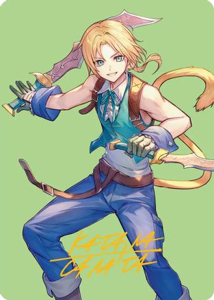 Zidane, Tantalus Thief (049s) Gold-Stamped - Art Series: FINAL FANTASY