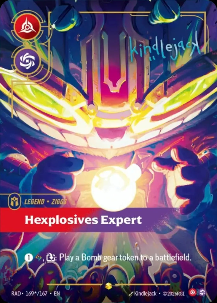 Ziggs, Hexplosives Expert (Signature) (169) Foil - Radiance