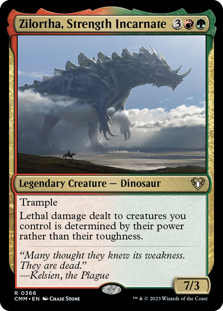 Zilortha, Strength Incarnate (366) Foil - Commander Masters