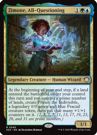 Zimone, All-Questioning (340) - Commander: Secrets of Strixhaven