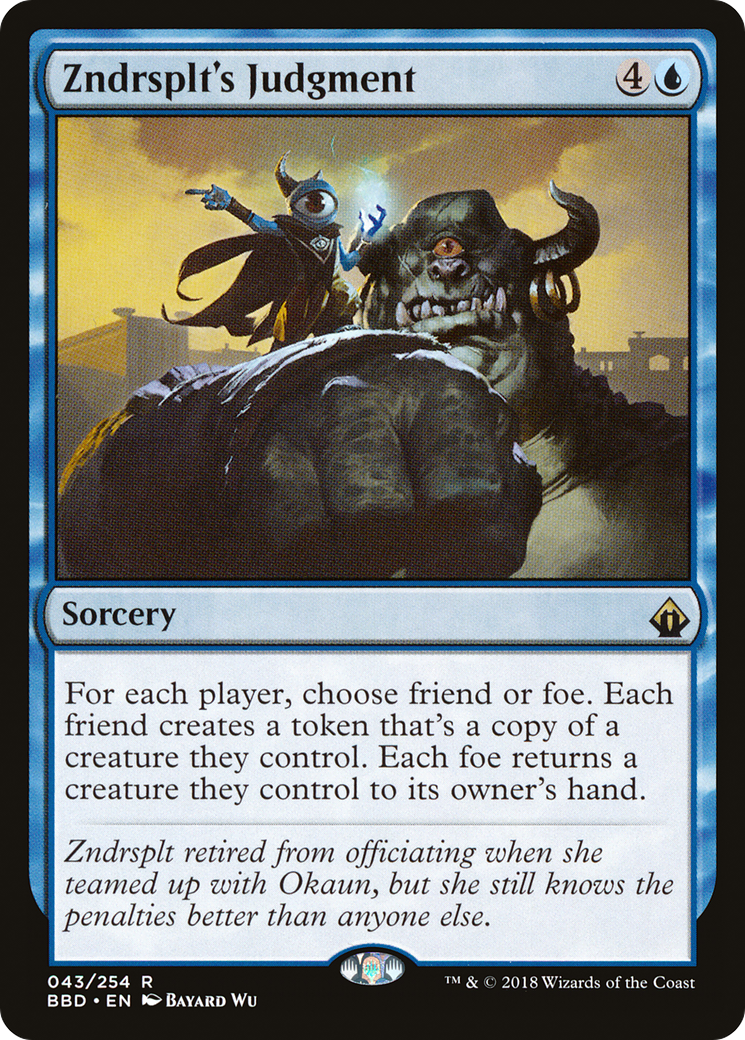 Zndrsplt's Judgment (043) Foil - Battlebond