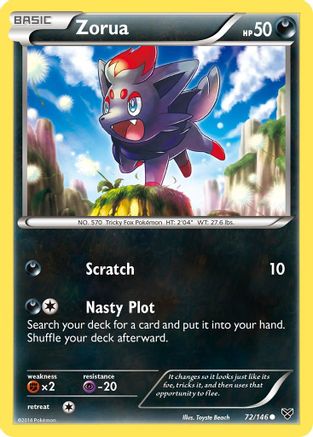 Zorua (72) - XY Base Set