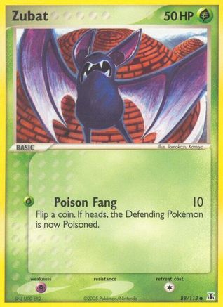 Zubat (88) Reverse Holofoil - Delta Species