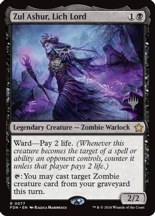 Zul Ashur, Lich Lord (Promo Pack) (077) - Lorwyn Eclipsed
