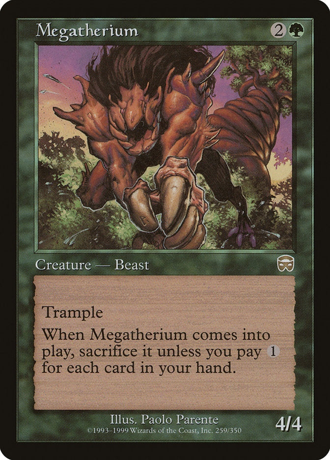 Megatherium [Mercadian Masques] | Silver Goblin