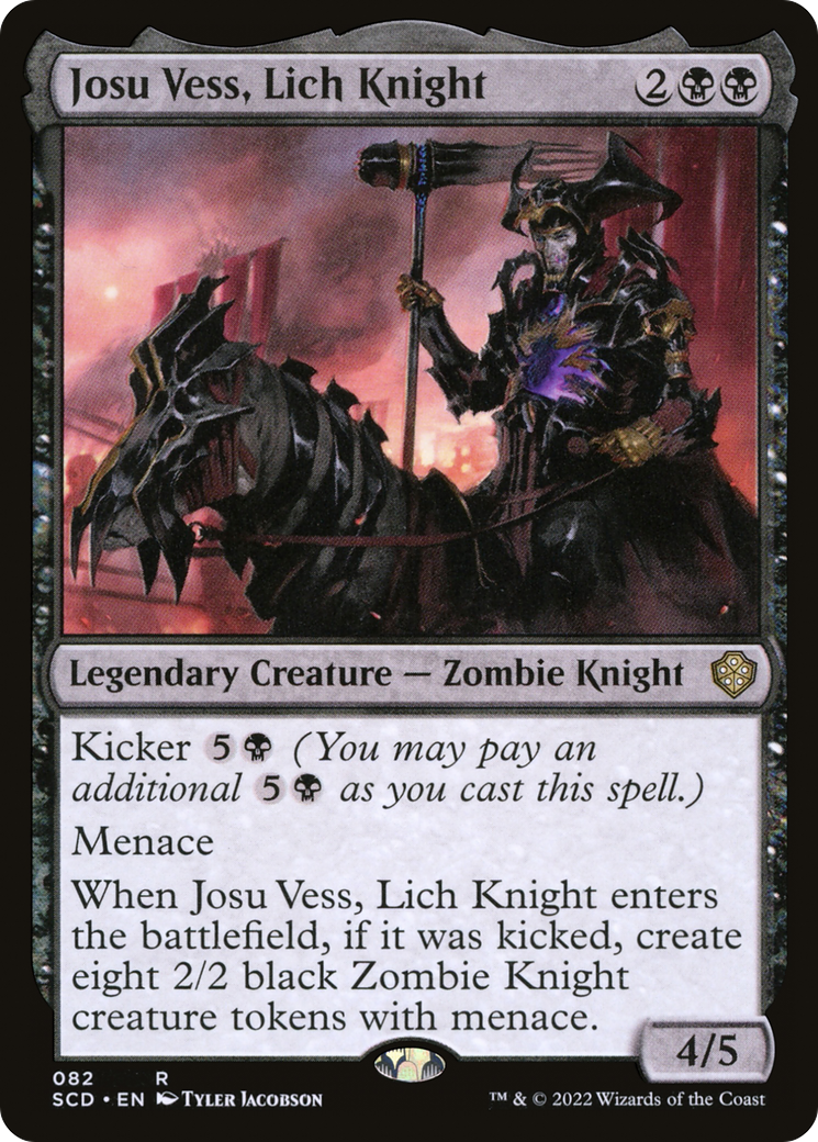 Josu Vess, Lich Knight [Starter Commander Decks] | Silver Goblin