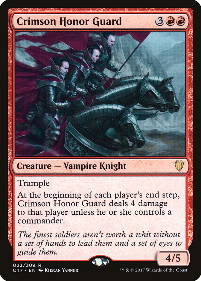 Crimson Honor Guard [Commander 2017] | Silver Goblin