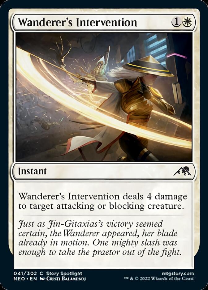Wanderer's Intervention [Kamigawa: Neon Dynasty] | Silver Goblin