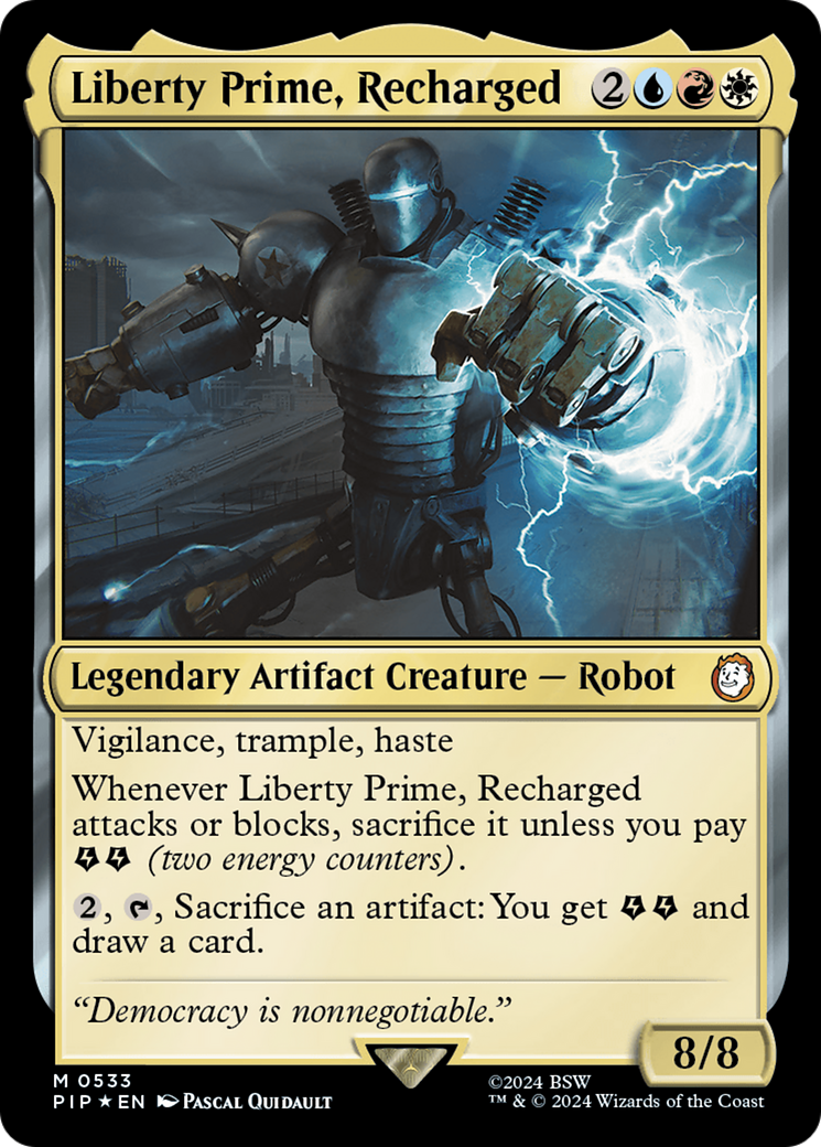 Liberty Prime, Recharged (Surge Foil) [Fallout] | Silver Goblin