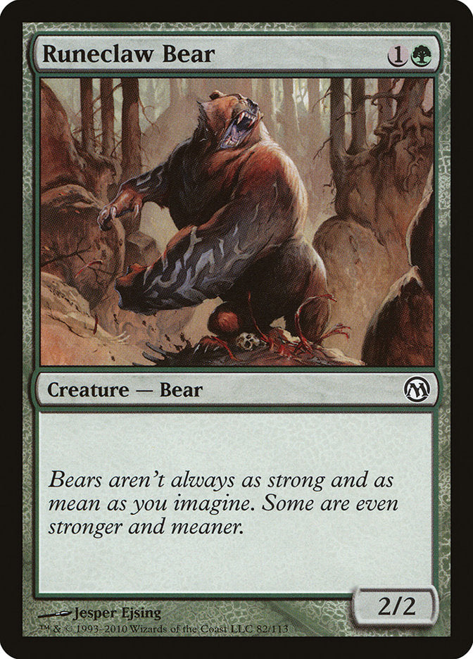 Runeclaw Bear [Duels of the Planeswalkers] | Silver Goblin