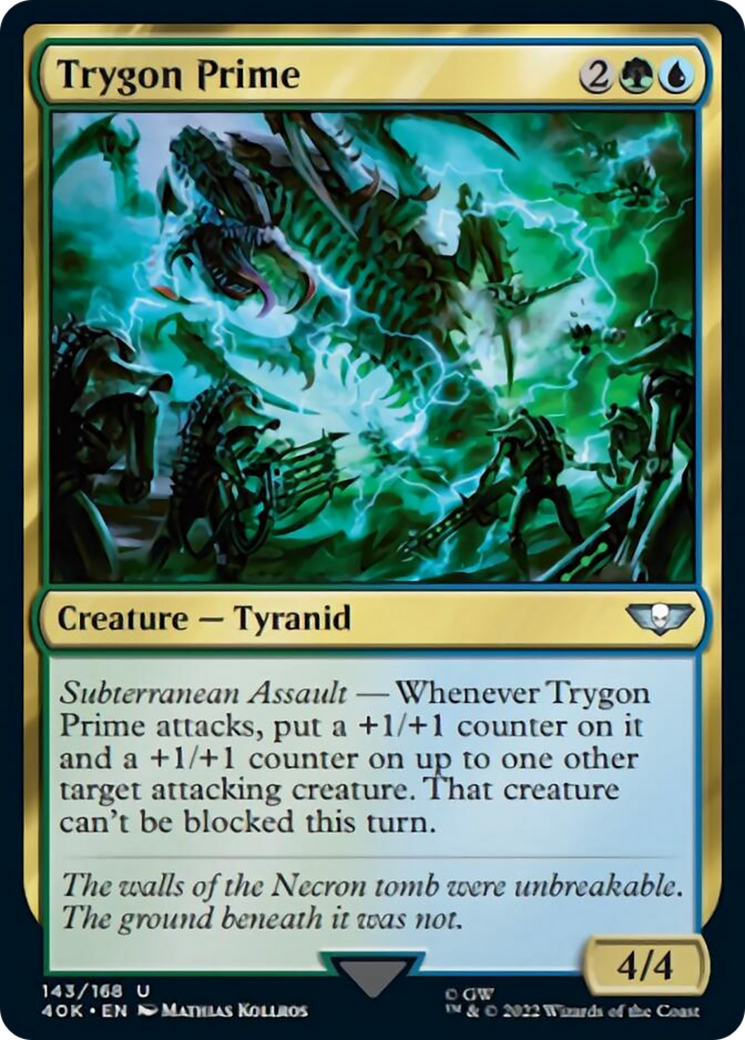 Trygon Prime (Surge Foil) [Warhammer 40,000] | Silver Goblin