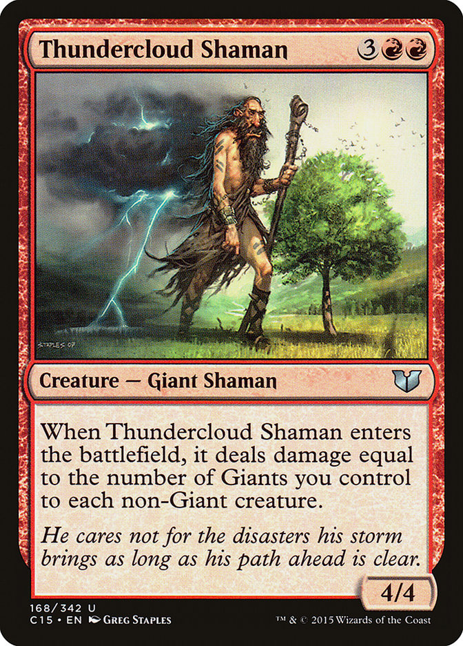Thundercloud Shaman [Commander 2015] | Silver Goblin
