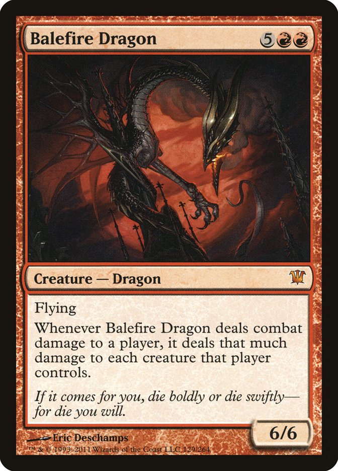 Balefire Dragon [Innistrad] | Silver Goblin