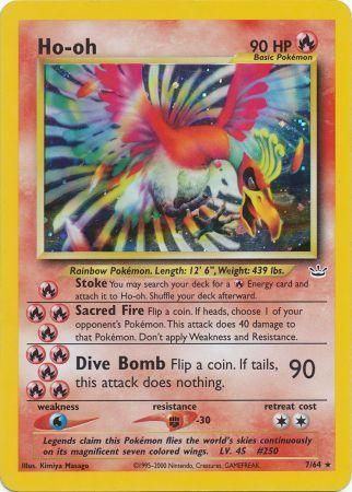 Ho-oh (7/64) [Neo Revelation Unlimited] | Silver Goblin