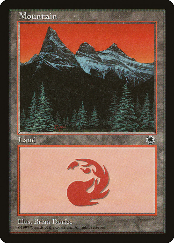 Mountain (9/6 Signature / Tallest Peak Left) [Portal] | Silver Goblin