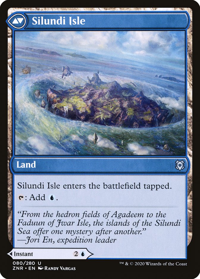 Silundi Vision // Silundi Isle [Zendikar Rising] | Silver Goblin