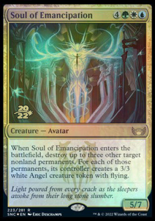 Soul of Emancipation [Streets of New Capenna Prerelease Promos] | Silver Goblin