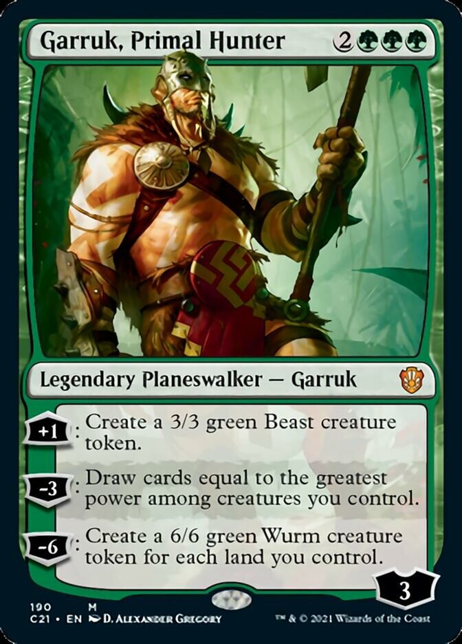 Garruk, Primal Hunter [Commander 2021] | Silver Goblin