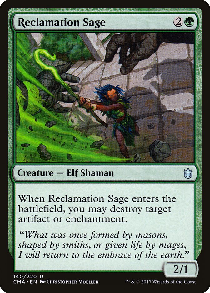 Reclamation Sage [Commander Anthology] | Silver Goblin