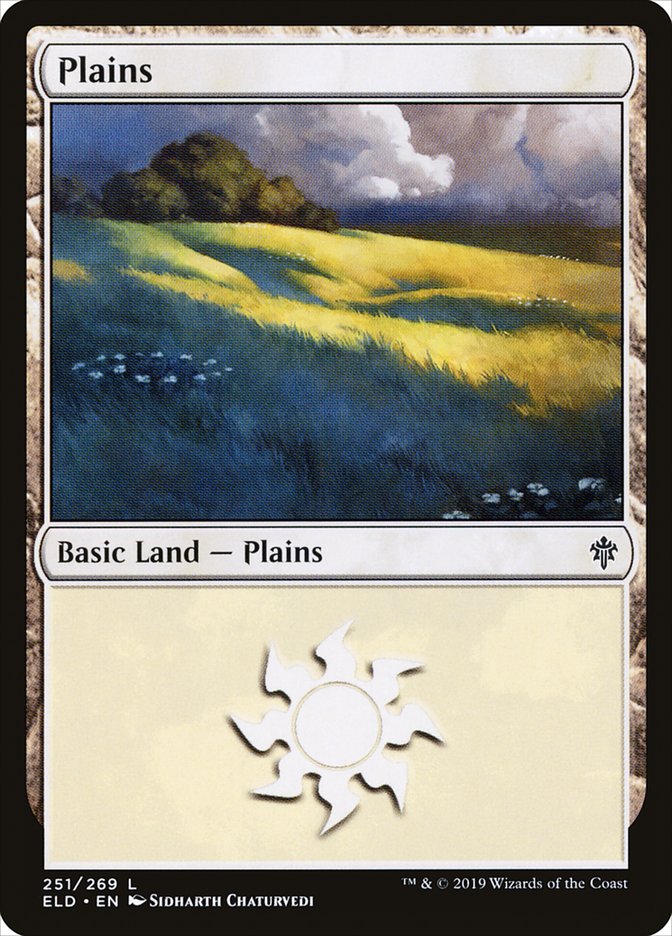 Plains (251) [Throne of Eldraine] | Silver Goblin
