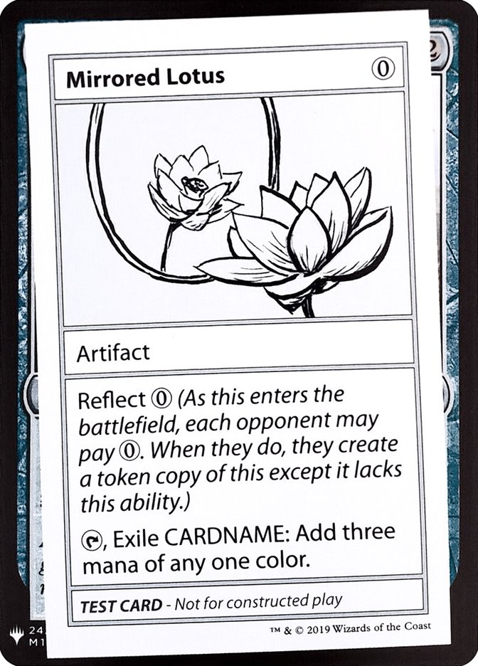 Mirrored Lotus [Mystery Booster Playtest Cards] | Silver Goblin