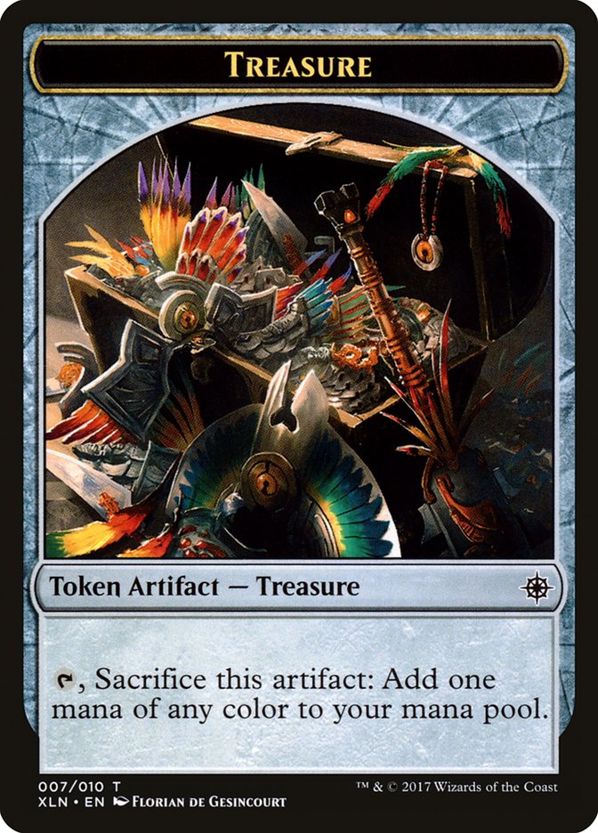 Treasure Token (007/010) [Ixalan Tokens] | Silver Goblin