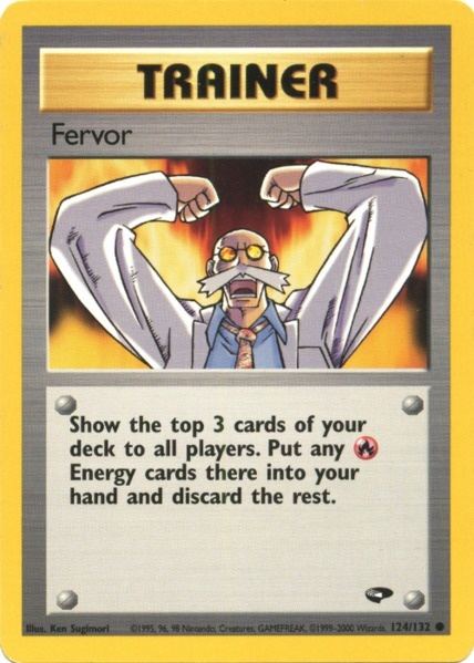 Fervor (124/132) [Gym Challenge Unlimited] | Silver Goblin