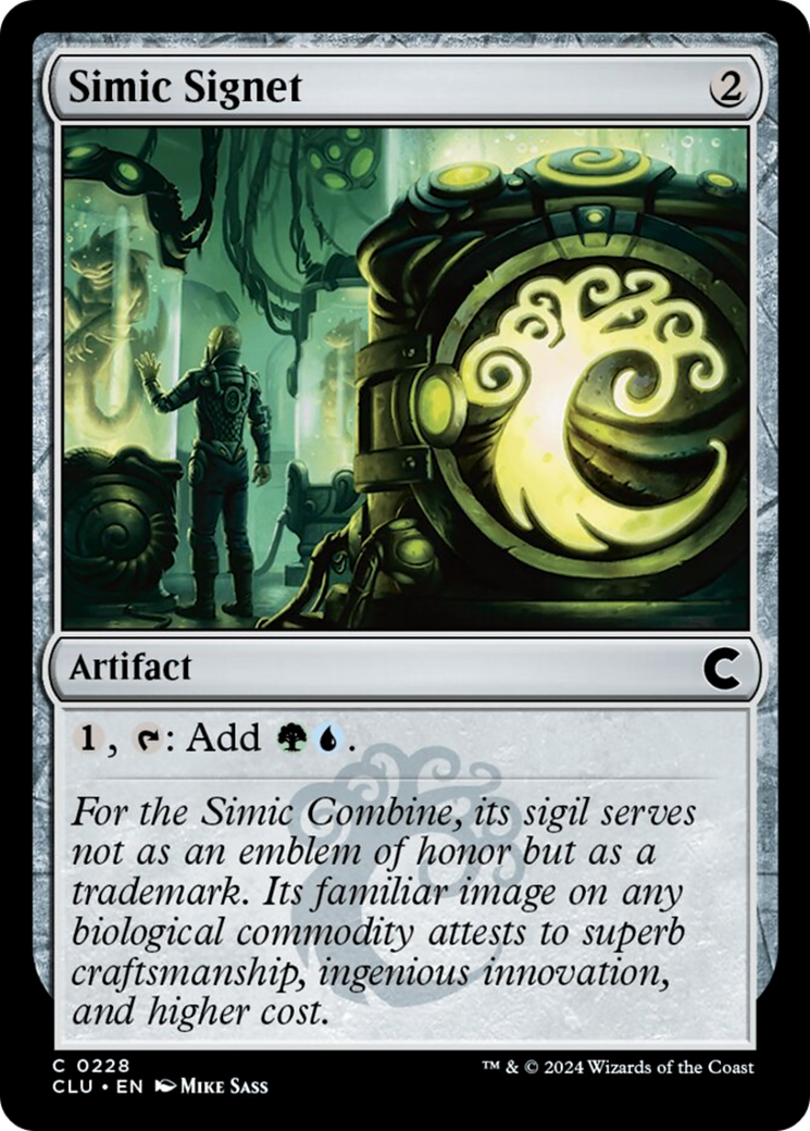 Simic Signet [Ravnica: Clue Edition] | Silver Goblin