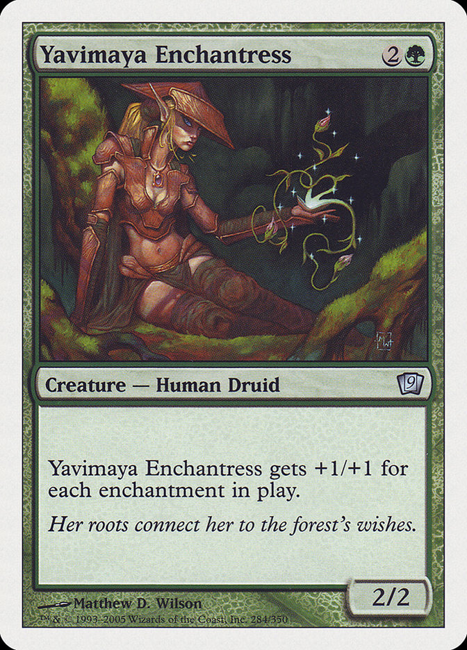 Yavimaya Enchantress [Ninth Edition] | Silver Goblin
