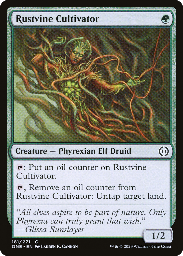 Rustvine Cultivator [Phyrexia: All Will Be One] | Silver Goblin