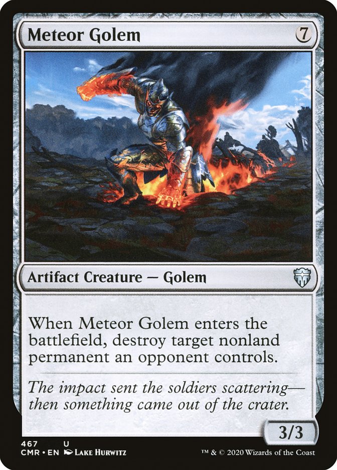 Meteor Golem (467) [Commander Legends] | Silver Goblin