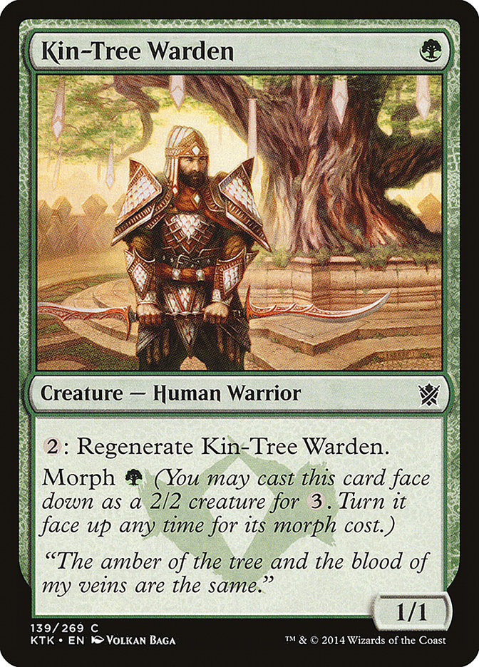 Kin-Tree Warden [Khans of Tarkir] | Silver Goblin